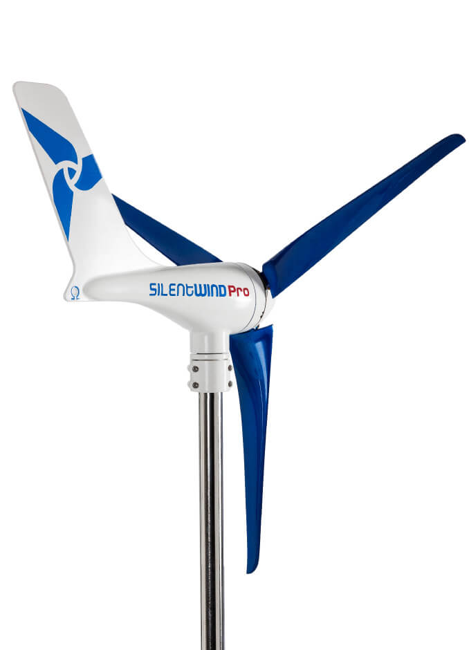 Silentwind wind generator pro 12V inclusief laadregelaar –